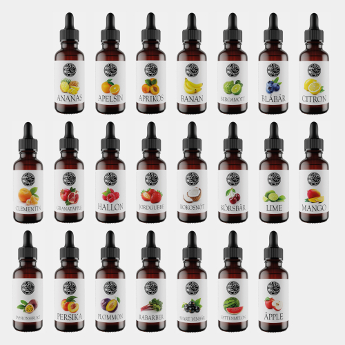 Smakdroppar, 30 ml, Alla frukter - The Kitchen Lab