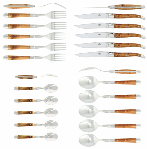 Bestickset 03, Handtag av En, blank, Tradition - Forge de Laguiole