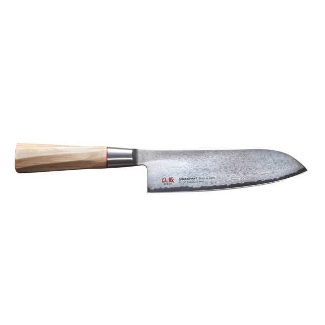 Santoku 16,5 cm, Swirl - Suncraft