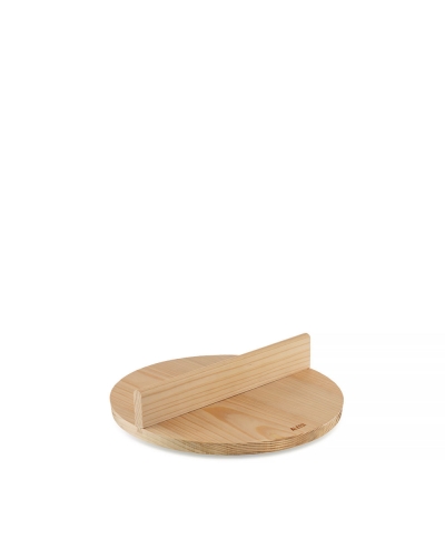 Otoshibuta, Japanskt dropplock i trä 23cm, Convivio - Alessi