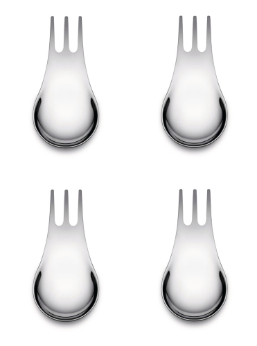Moscardino, Bestick till Snacks, Tapas och Aperitivo, 4-pack - Alessi