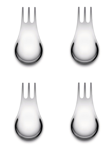 Moscardino, Bestick till Snacks, Tapas och Aperitivo, 4-pack - Alessi