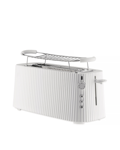 Brödrost, Lång modell, Plissé - Alessi - Vit