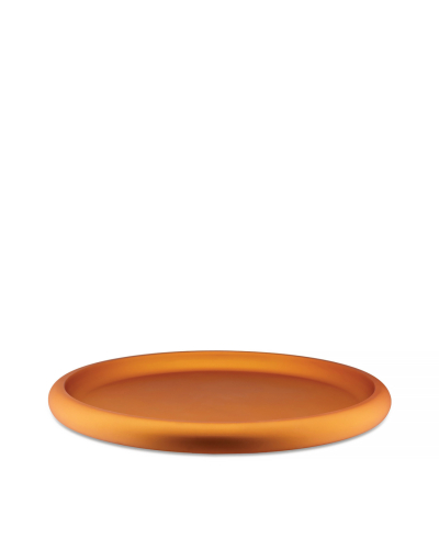 Serveringsfat i anodiserad aluminium, Discolo - Alessi - Orange