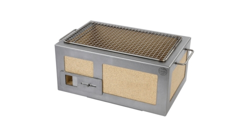 Bordsgrill/Konrogrill med rostfri ram, Little 41 x 27 cm - Kasai