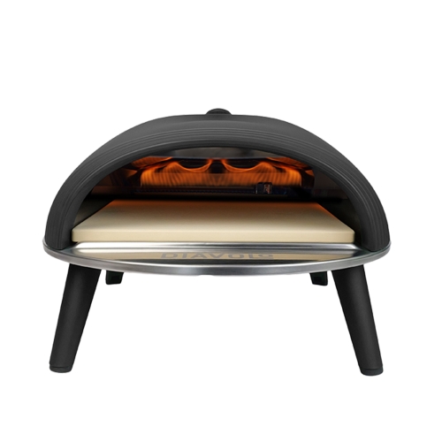 Pizzaugn Diavolo, Gaseldad, Svart - Delivita