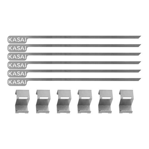 EPTO Grillspett med fästen, 6-pack - Kasai