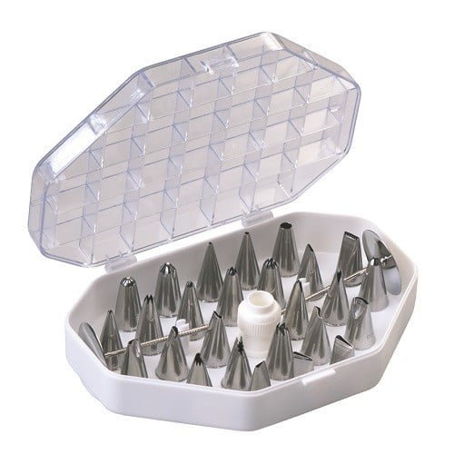 Paket med 26 småtyllar i rostfritt stål - Martellato