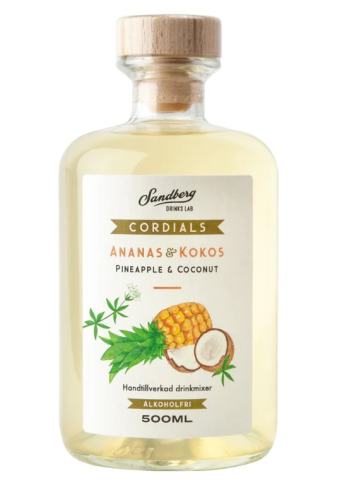 Cordials, Ananas & kokos - Sandberg Drinks Lab