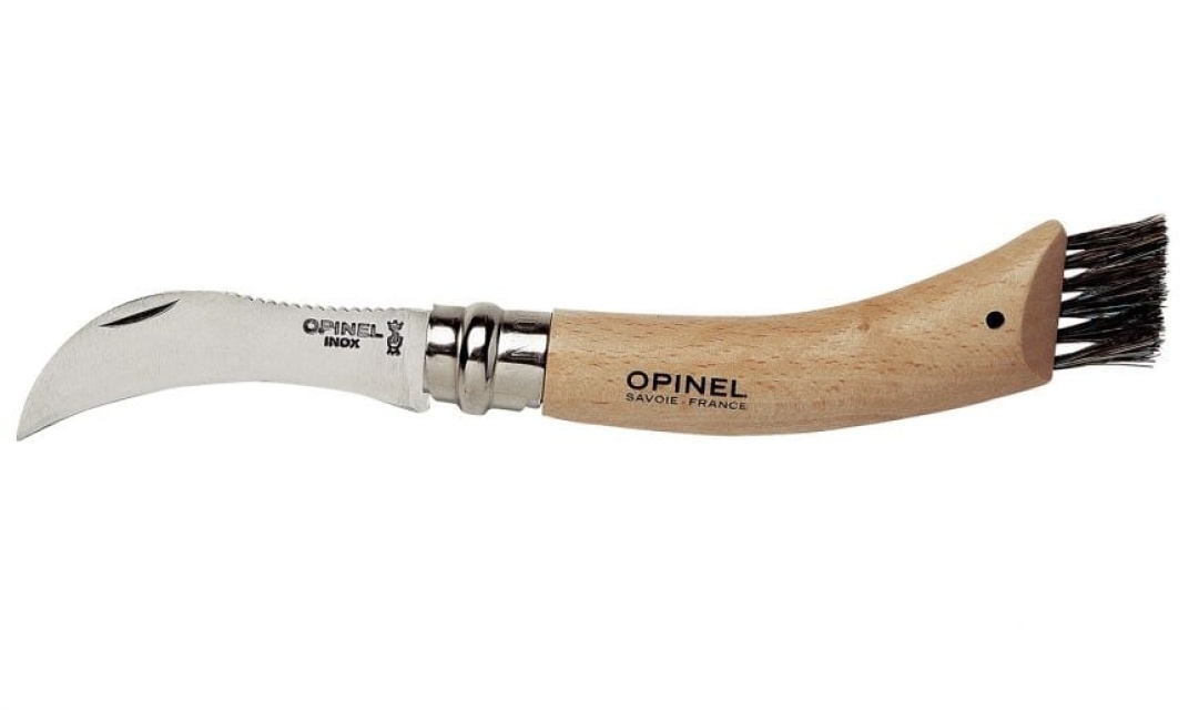 Svampkniv med borste - Opinel