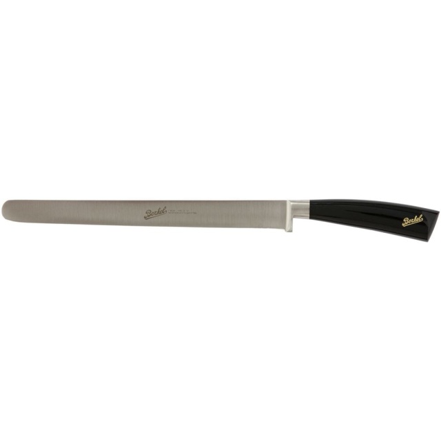 Salamikniv, 26 cm, Elegance Glossy Svart - Berkel