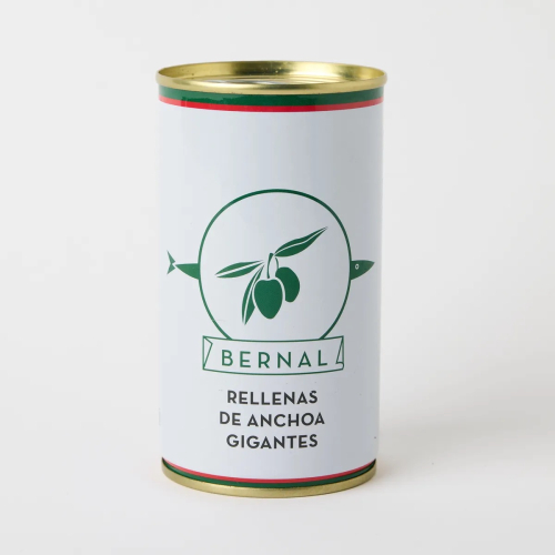 Sardellfyllda Manzanillaoliver, 150 g - Bernal