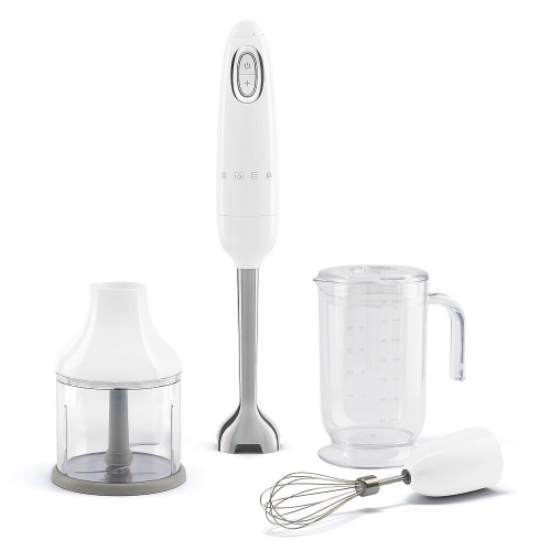 Stavmixer med tillbehörskit, Vit - Smeg