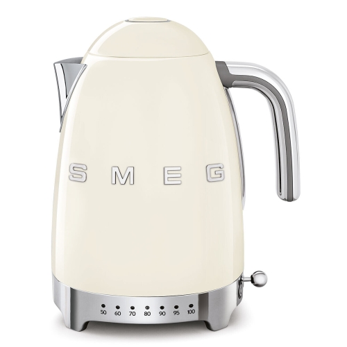 Vattenkokare med temperaturinställning, Creme - Smeg