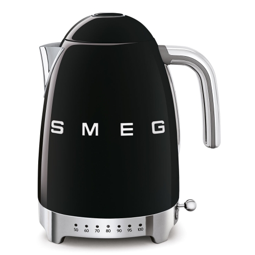 Vattenkokare med temperaturinställning, Svart - Smeg