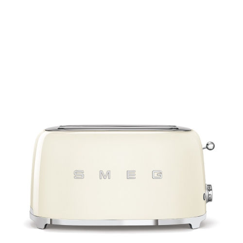 Brödrost, 4 skivor, Långa fack, Creme - Smeg