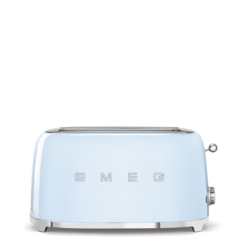 Brödrost, 4 skivor, Långa fack, Pastellblå - Smeg