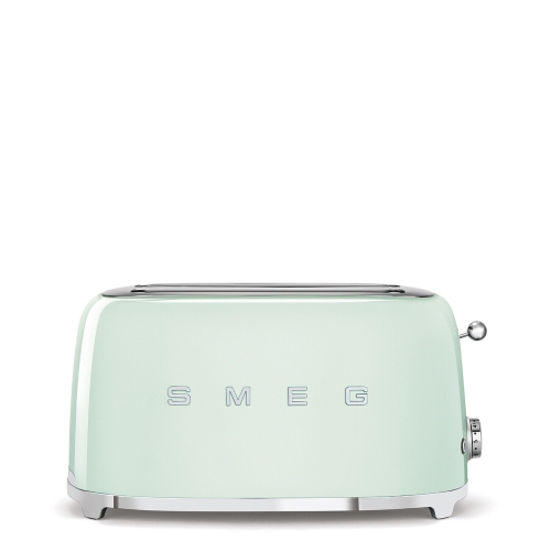 Brödrost, 4 skivor, Långa fack, Pastellgrön - Smeg