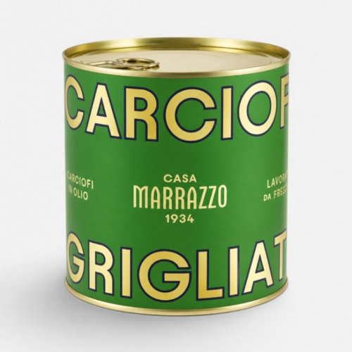 Grillad Kronärtskocka i Bitar, Carciofi Grigliati, 750 g - Casa Marrazzo