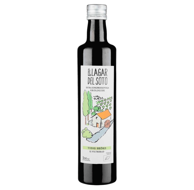 Ekologisk olivolja, tidig skörd, 500 ml - Jacoliva Lagar del Soto