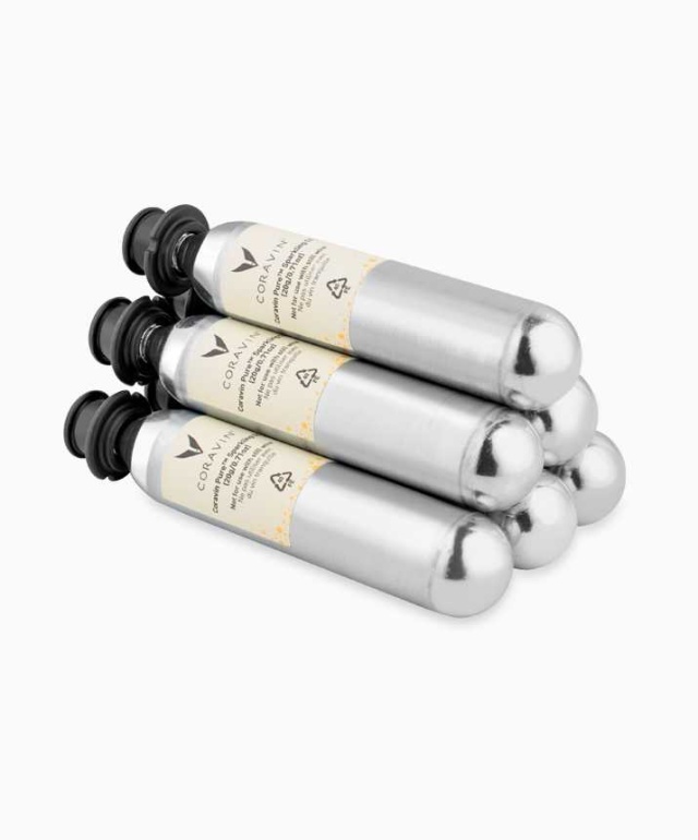 Gaspatron (kapslar), 6-pack, Pure sparkling CO2 - Coravin