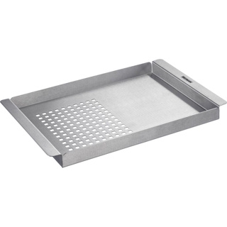 Grillplatta i rostfritt stål 2 in 1, 34 x 23 cm - Westmark