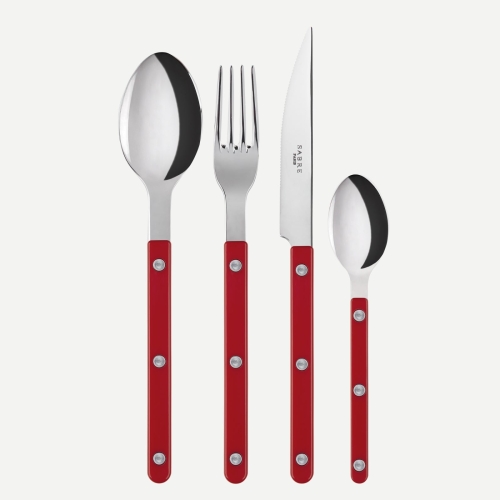 Bestickset, 24 delar, Bistrot, Red - Sabre Paris