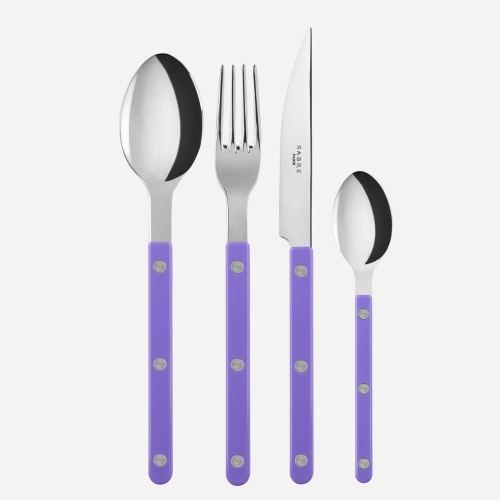 Bestickset, 24 delar, Bistrot, Mauve - Sabre Paris