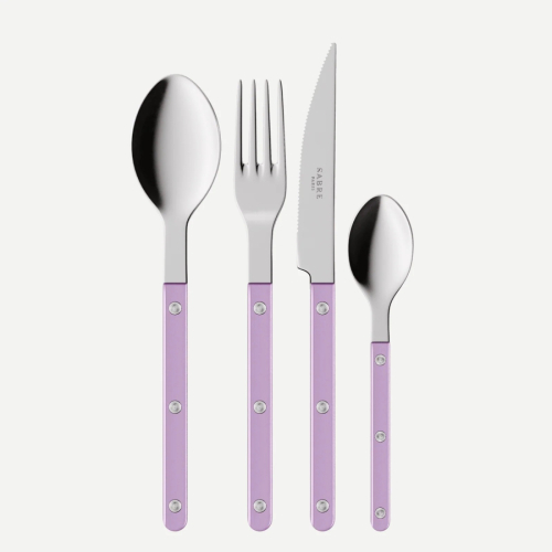 Bestickset, 24 delar, Bistrot Pearly, Lilac - Sabre Paris