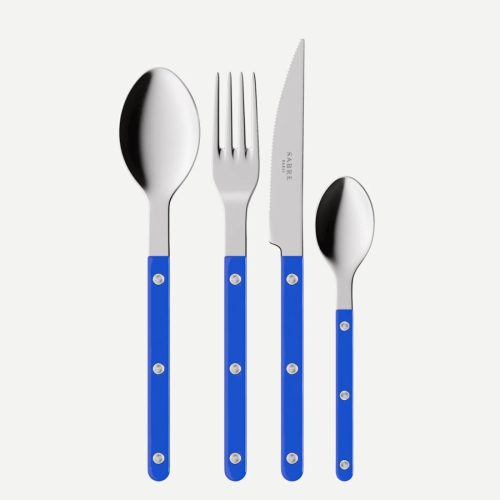 Bestickset, 24 delar, Bistrot, Lapis blue - Sabre Paris