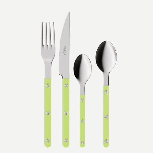 Bestickset, 4 delar, Bistrot, Lime - Sabre Paris