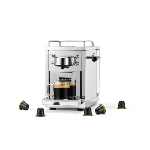 Kapselmaskin, The Original Espresso Capsule Machine, Rostfritt Stål - Sjöstrand 