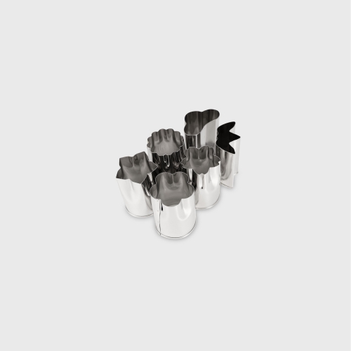 Japanska grönsaksutstickare, 6-pack, Small - Queen Rose