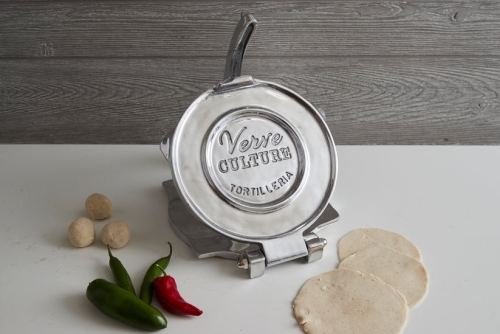 Stor Tortillapress i aluminium - Verve Culture