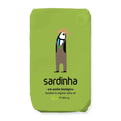 Sardiner i Ekologisk Olivolja, 120 g - Sardinha