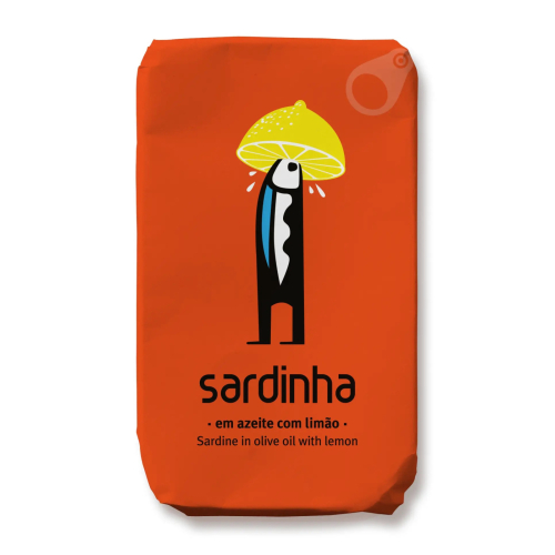 Sardiner i Olivolja, Citron, 120 g- Sardinha