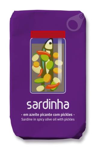 Sardiner i Olivolja, Pickles, 120 g - Sardinha