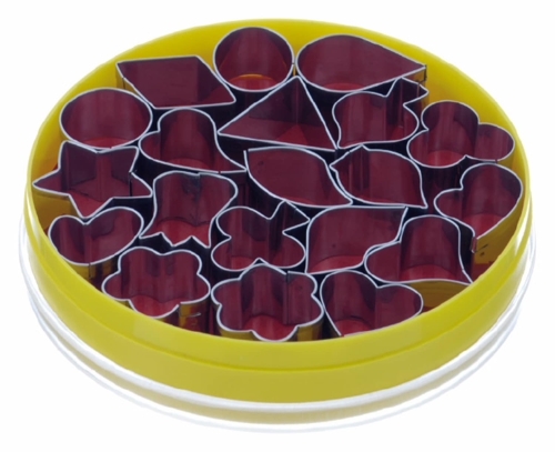 Små utstickare, blandade former, set med 20 delar - Schneider