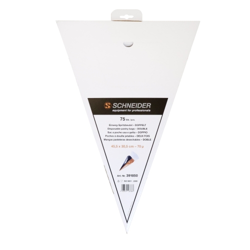 Spritspåsar för två fyllningar, 75-pack - Schneider
