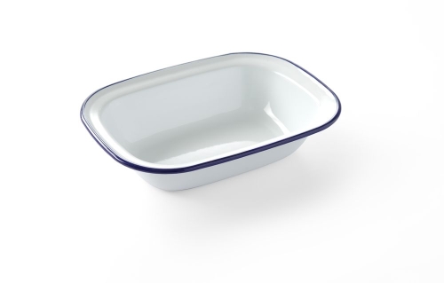 Emaljerad skål, 21,5 x 16 cm - Hendi