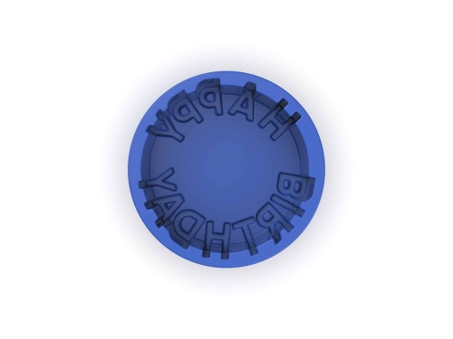 Silikonform, Happy Birthday Mold - Moldbrothers
