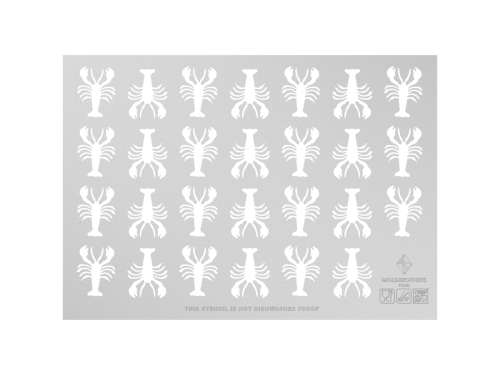 Schablonark, Lobster Stencil - Moldbrothers
