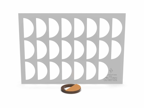 Schablonark, 1/2 Circle Stencil - Moldbrothers