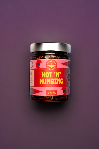 Hot 'n' Numbing, chiliolja med sichuanpeppar, 275 ml - Surfers 