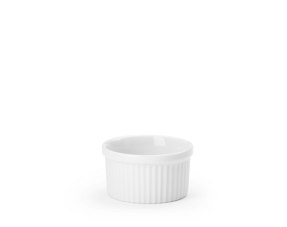 Suffléskål, räfflad 80 mm- Patina