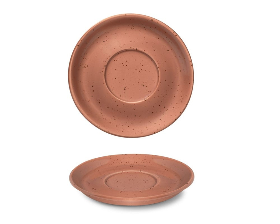 Kaffefat, 15 cm, Lifestyle Terracotta - Lilien i gruppen Dukning / Tallrikar, Skålar & Fat / Fat hos The Kitchen Lab (1069-12041)