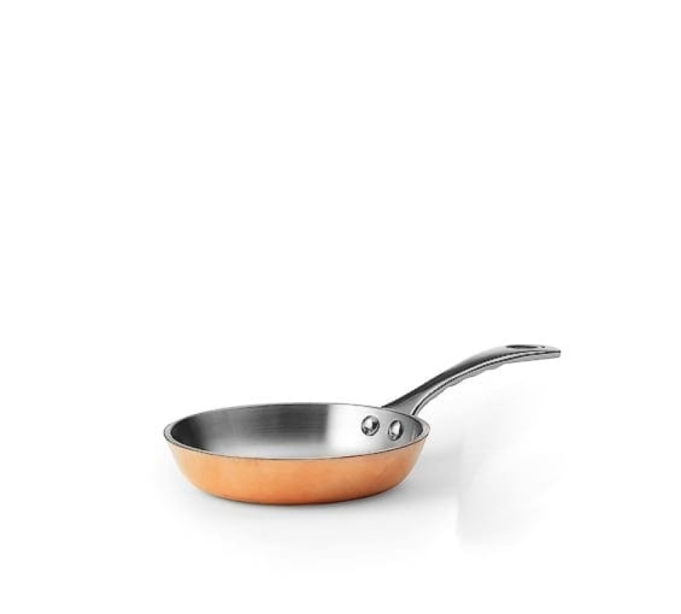 Stekpanna i koppar, 10 cm, Mini - Patina i gruppen Matlagning / Stekkärl / Stekpannor hos The Kitchen Lab (1069-12988)