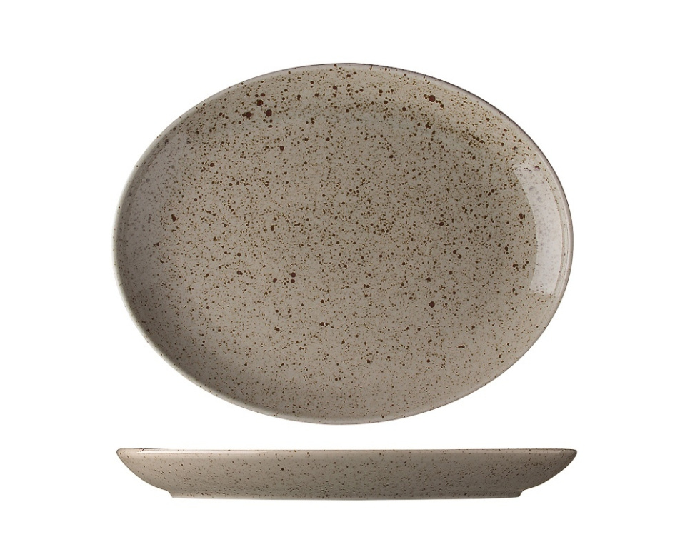 Oval tallrik 32 cm, Lifestyle Natural - Lilien i gruppen Dukning / Tallrikar, Skålar & Fat / Tallrikar hos KitchenLab (1069-20386)
