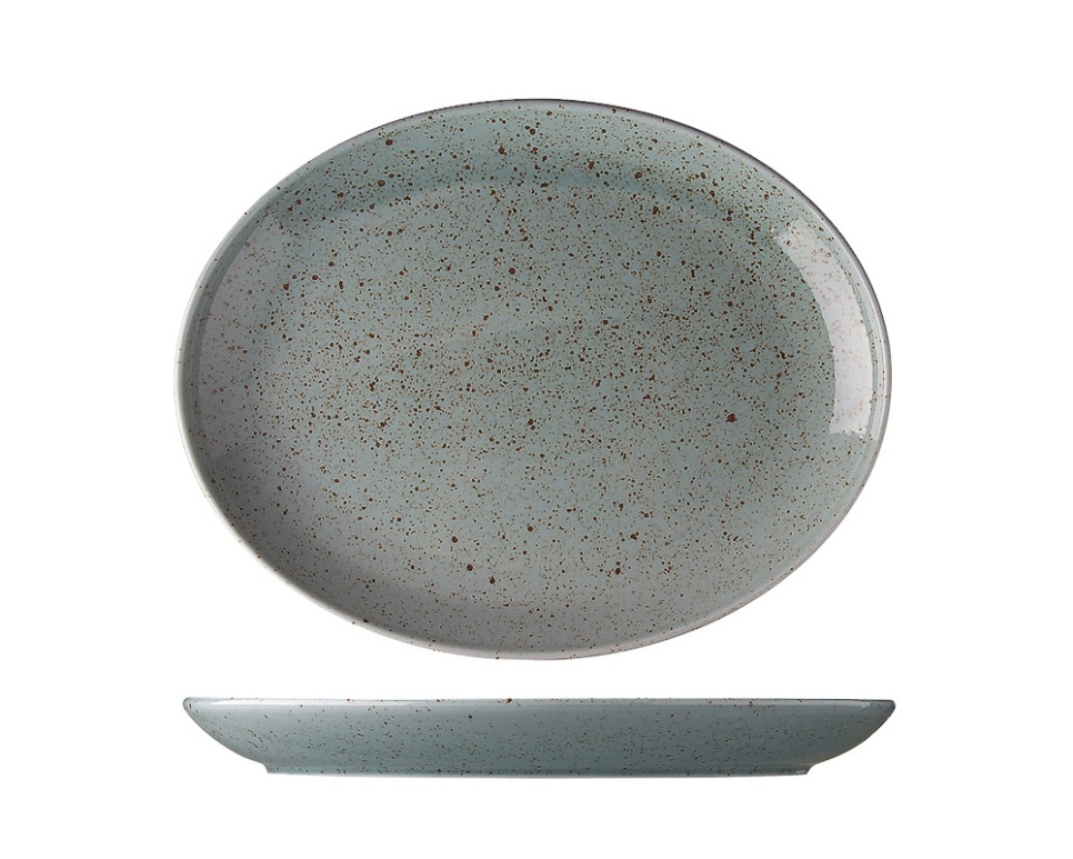 Oval tallrik 32 cm, Lifestyle Rainforest - Lilien i gruppen Dukning / Tallrikar, Skålar & Fat / Tallrikar hos The Kitchen Lab (1069-20417)