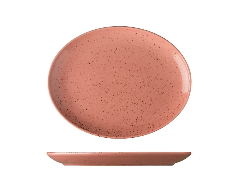 Oval tallrik, 32 cm, Lifestyle Terracotta - Lilien i gruppen Dukning / Tallrikar, Skålar & Fat / Tallrikar hos KitchenLab (1069-20430)